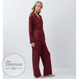 Піжама жіноча ARUELLE Cadance long р.XS Бордовий