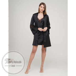 Халат жіночий JULIA 3700_25 p.42-44 Чорний