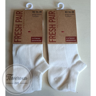 Шкарпетки жіночі FRESH PAIR FP-C410RS р.36-38 Білий Шкарпетки жіночі FRESH PAIR FP-C410RS р.36-38 Білий