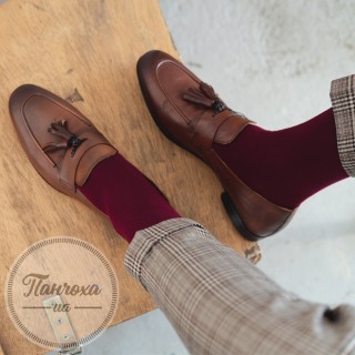 Шкарпетки чоловічі STEVEN SUITLINE (однотонні-без тиску) 056 р.39-41 коричневий