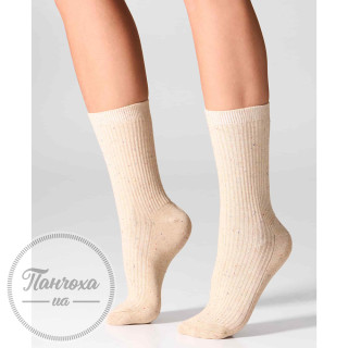 Шкарпетки LEGS SOCKS COTTON RIB DOTS G19 (2 пари) р.36-41 Beige/peach