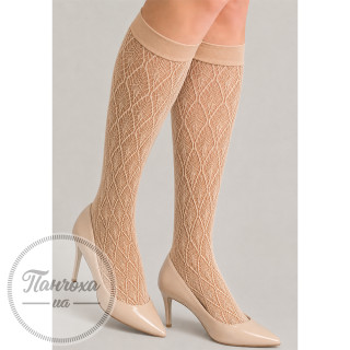 Гольфи жіночі MURA PIZZO ROMBI GAMBALETTO C4275 (one size) Nero