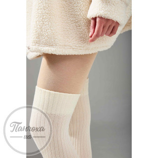 Заколінки жіночі LEGS L1946 PARIGINA RIB COTONE (panna, one size) Заколінки жіночі LEGS L1946 PARIGINA RIB COTONE (panna, one size)