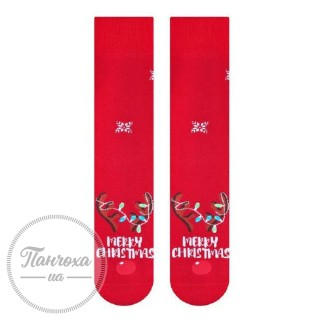Шкарпетки чоловічі STEVEN 136 (Merry Christmas) р.44-46 сірий