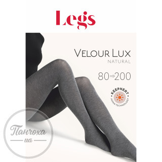 Колготы женские LEGS 615 VELOUR LUX р. 5 Черный