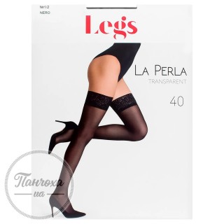 Чулки женские LEGS LA PERLA 40 р. 1/2 Nero