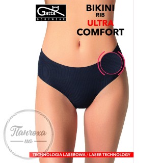 Труси жіночі Gatta Bikini RIB Ultra Comfort (black, L)