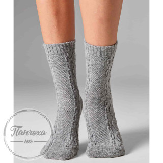 Шкарпетки жіночі LEGS SOCKS WOOL ROMB W35 (2 пари) р.36-41 Nero-antracite Шкарпетки жіночі LEGS SOCKS WOOL ROMB W35 (2 пари) р.36-41 Nero-antracite