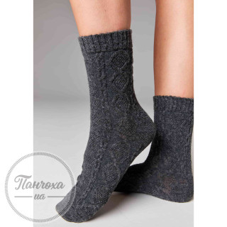 Шкарпетки жіночі LEGS SOCKS WOOL ROMB W35 (2 пари) р.36-41 Nero-antracite Шкарпетки жіночі LEGS SOCKS WOOL ROMB W35 (2 пари) р.36-41 Nero-antracite