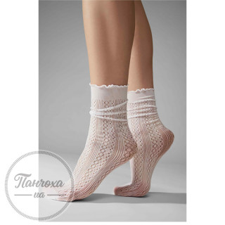 Шкарпетки жіночі LEGS SOCKS AJOUR G09 р.36-40 Молочний