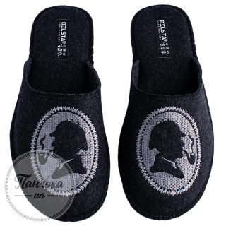 Тапочки мужские BELSTA V2202-3 №1058 VN-550 С-118 р. 41 Темно-серый Тапочки мужские BELSTA V2202-3 №1058 VN-550 С-118 р. 41 Темно-серый