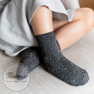 Шкарпетки для дівчат STEVEN 145 (люрекс) р.11-13 чорний