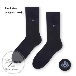 Шкарпетки чоловічі STEVEN SUITLINE (листок-без тиску) 056 р.45-47 темно-синій
