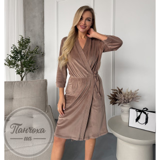 Халат женский JULIA МИН2_272 p.52-54 капучино 