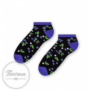 Шкарпетки жіночі STEVEN 114 (чорниця) р.35-37 блакитний