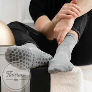 Шкарпетки чоловічі STEVEN 088 ABS р.41-43 сірий