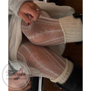 Колготки жіночі PANNA (мереживо смужка 0127) p.1/2 Black