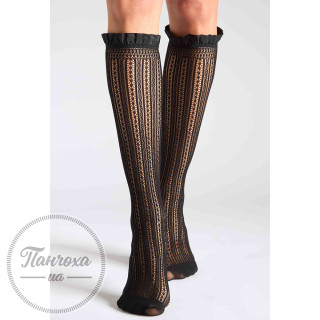 Напівпанчохи жіночі LEGS KNEE HIGH AJOUR BOW р.36-40 White