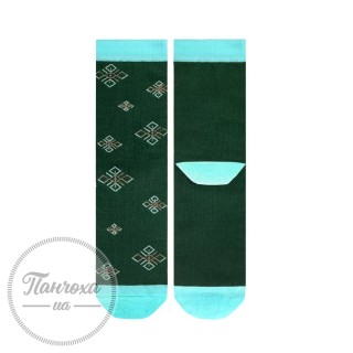 Шкарпетки жіночі Дюна 1560 (2 пари) р.23-25 Темно-зелений
