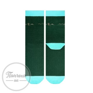 Шкарпетки жіночі Дюна 1560 (2 пари) р.23-25 Темно-зелений