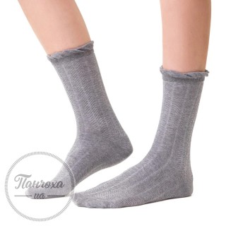 Шкарпетки жіночі STEVEN 066 (візерунок ялинка) р.35-37 Молочний