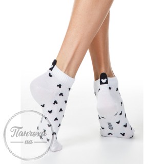 Шкарпетки жіночі CONTE DISNEY 20С-1СПМ (короткі), р.23, 206 Білий