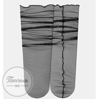 Шкарпетки жіночі LEGS MESH SQUARES G31 (one size) Latte