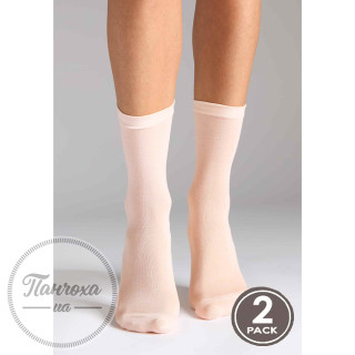 Шкарпетки LEGS SOCKS SILK LYOCELL G24 (2 пари) р.36-40 Latte/yellow
