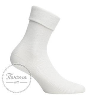 Шкарпетки жіночі WOLA (високі однотонні з отвор.) 999 р.33-35 Молочний