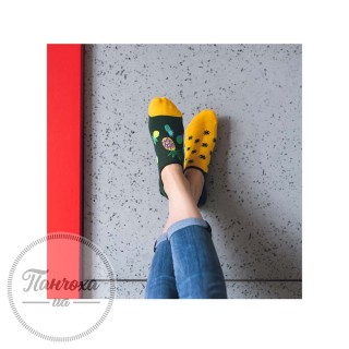 Шкарпетки жіночі MORE 005 (PINEAPPLES) р.35-38 зелений-жовтий