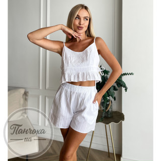 Домашній комплект JULIA (рюш) p.44-46 Білий