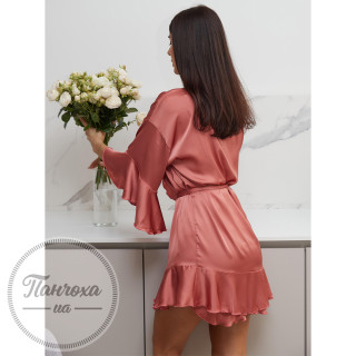 Халат женский JULIA 105_48 p.46-48 терракотовый