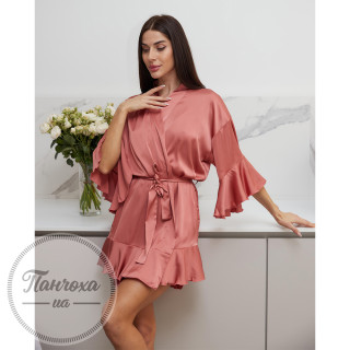 Халат женский JULIA 105_48 p.46-48 терракотовый