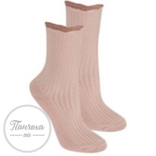 Шкарпетки жіночі WOLA (з рюшем) р.one size Коричневий