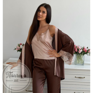 Комплект білизни жіночий JULIA 1805_286 р.42-44 Шоколадний
