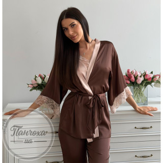 Комплект білизни жіночий JULIA 1805_286 р.42-44 Шоколадний
