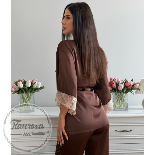 Комплект білизни жіночий JULIA 1805_286 р.42-44 Шоколадний