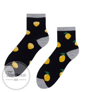 Шкарпетки жіночі STEVEN 159 (лимон) р.38-40 чорний