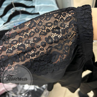 Комплект белья JULIA 7026_25/1 (леопардовое кружево) р. 44-46 черный Комплект белья JULIA 7026_25/1 (леопардовое кружево) р. 44-46 черный