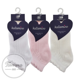 Шкарпетки для дівчат KATAMINO К23003 р.27-30 (7-8 років) Сірий