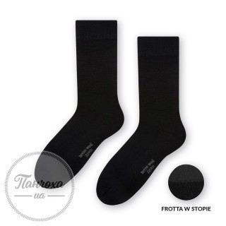 Шкарпетки чоловічі STEVEN MERINO WOOL 130 (махрова стопа) р.41-43 темно-сірий