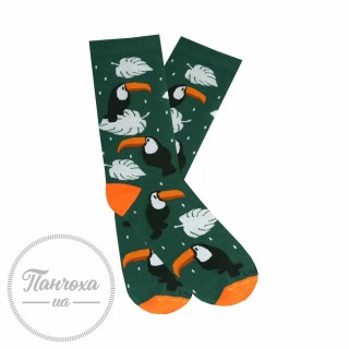 Шкарпетки чоловічі Дюна 2137 р.27-29 Темно-зелений