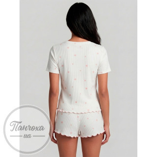 Піжама жіноча ROKSANA 1947 (рожеві квіти) р.XS