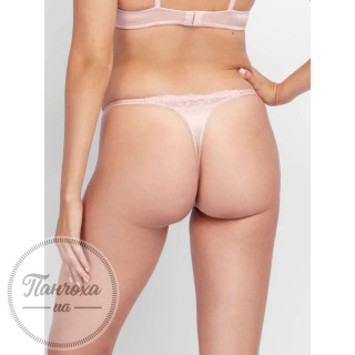 Труси жіночі DORINA ORIGINS-SHINY MICRO (стрінги) р.XXL Чорний