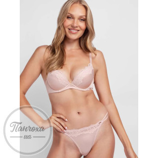 Труси жіночі DORINA ORIGINS-SHINY MICRO (стрінги) р.XXL Чорний