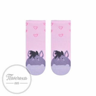 Шкарпетки дитячі STEVEN 138 (коник) р.14-16 рожевий