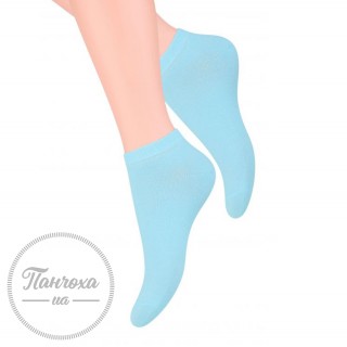 Шкарпетки жіночі STEVEN 052 (гладкі) р.35-37 Блакитний