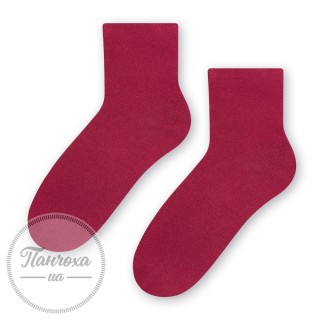 Шкарпетки жіночі STEVEN 037 (гладкі) р.35-37 бордовий