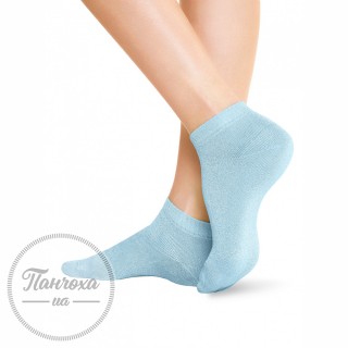 Шкарпетки жіночі CONTE ACTIVE 17С-57СП (короткі,люрекс), р.25, 000 Світло-блакитний