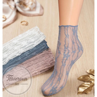 Шкарпетки жіночі PANNA 0131 (мереживо квітка)